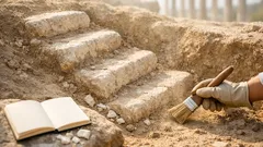 Archaeologists uncover Roman-era staircase linking Nysa’s main street to its ancient library