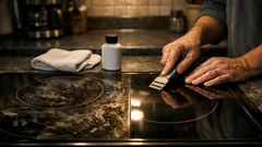 How to clean a smooth-top stove in 5 minutes without scratches