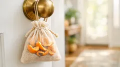 Why people hang dried orange peels by the front door (and how to do it)