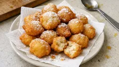 Pettole (Italian Fried Dough Balls) — crisp outside, fluffy inside
