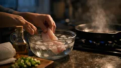 The 3-minute vinegar soak that makes pan-fried mackerel smell less fishy