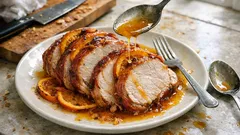 Italian Orange-Roasted Pork Loin (Arista all’Arancia) with a Simple Pan Sauce