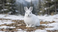 Why some animals turn white in winter and what happens when the snow disappears