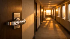 Why people are wrapping aluminum foil on door handles for a simple tamper alert